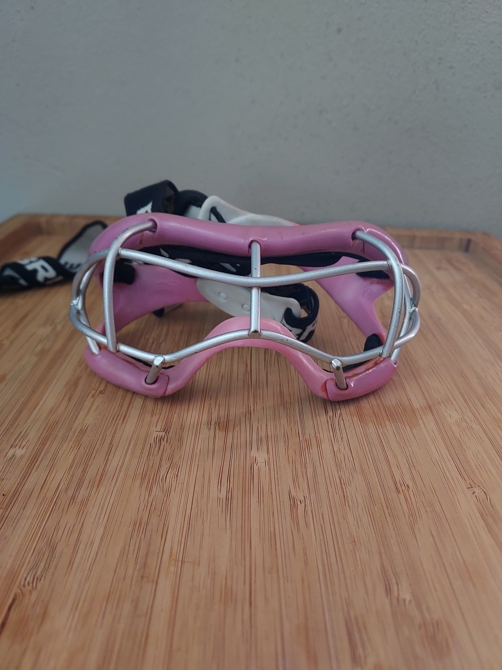pink STX 4Sight+ S Women's Lacrosse Goggles With Adjustable Strap
